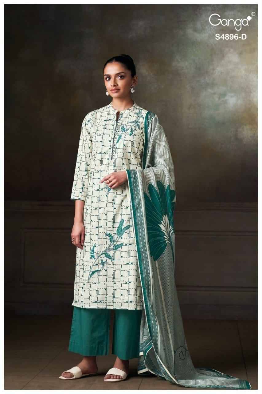 RIVENA 4896 Series By Ganga Fashion Beautiful Festive Suits Stylish Colorful Fancy Casual Wear & Ethnic Wear PREMIUM COTTON Dresses At Wholesale Price